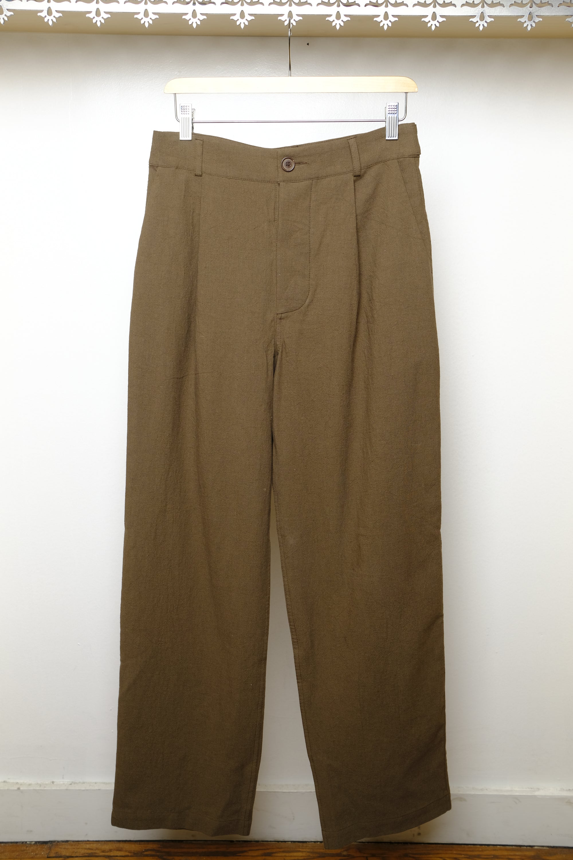 typewriter pant in brown