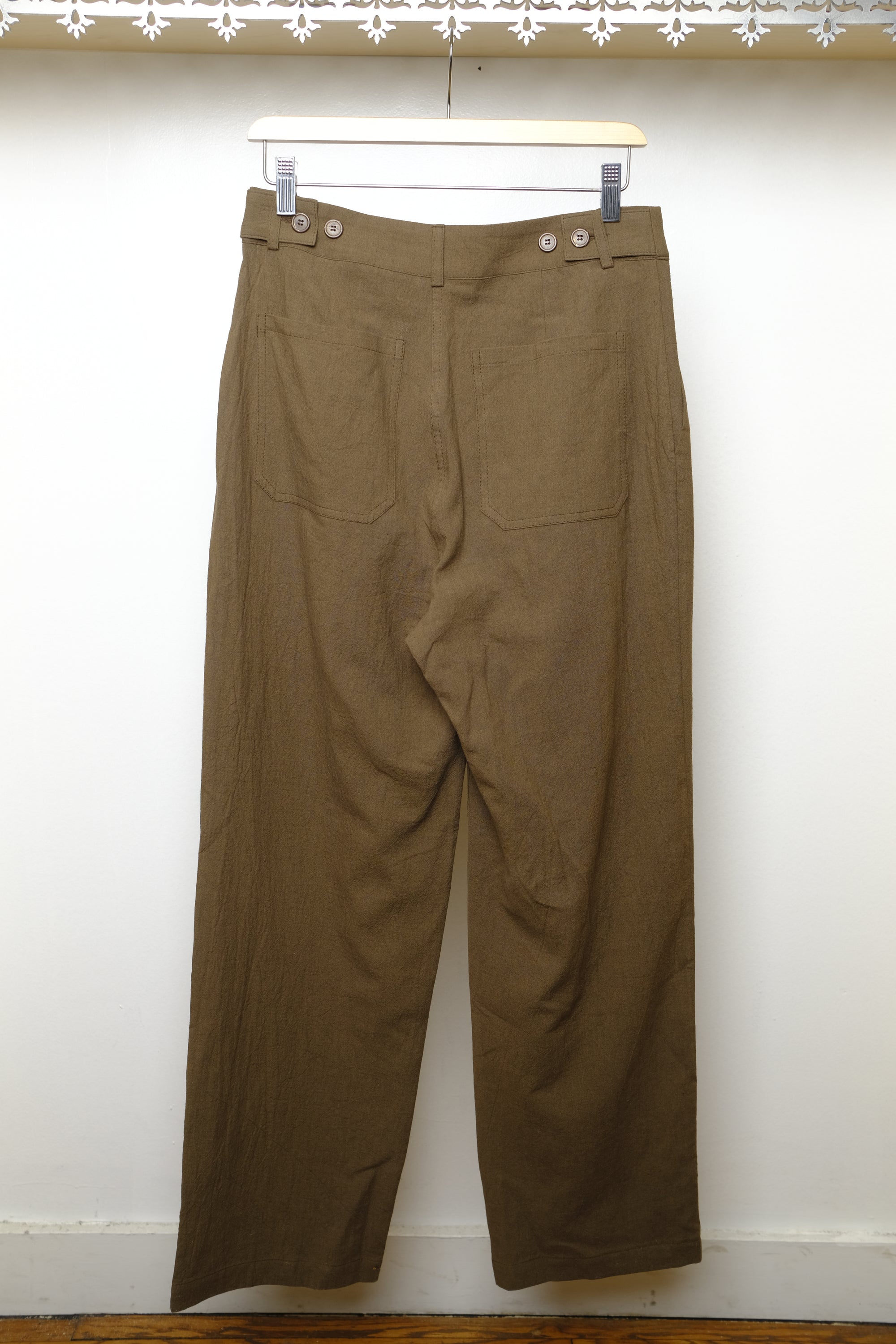 typewriter pant in brown