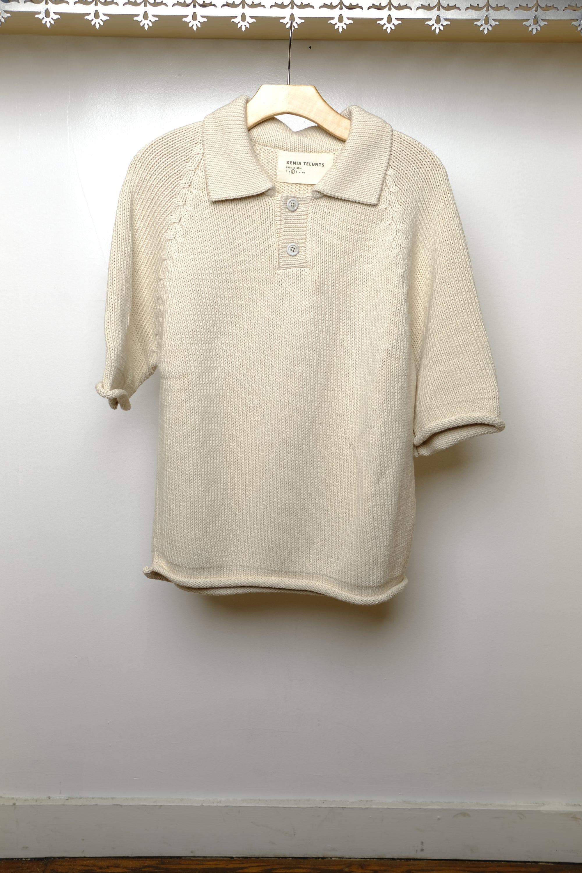 summer knit in undyed