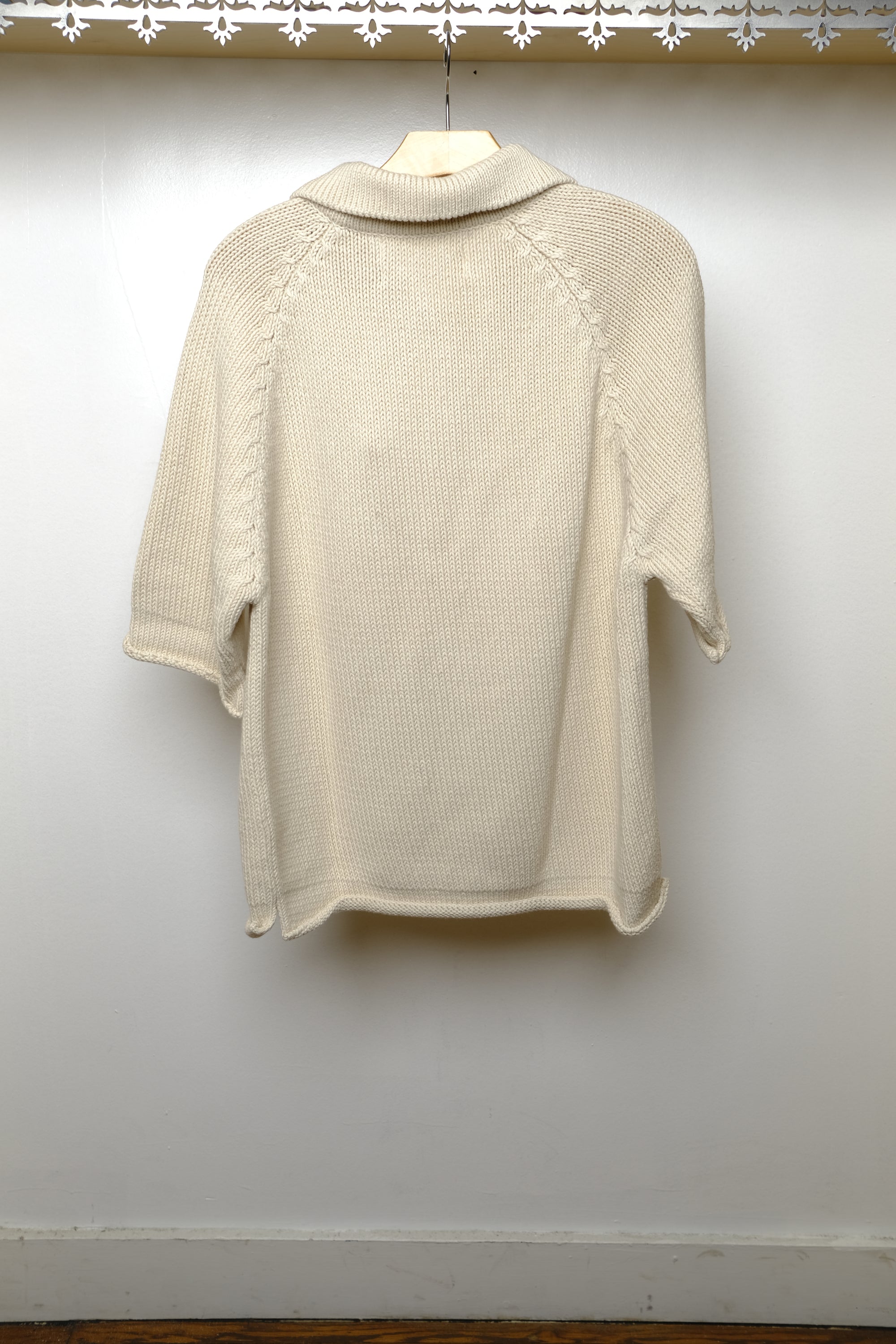 summer knit in undyed