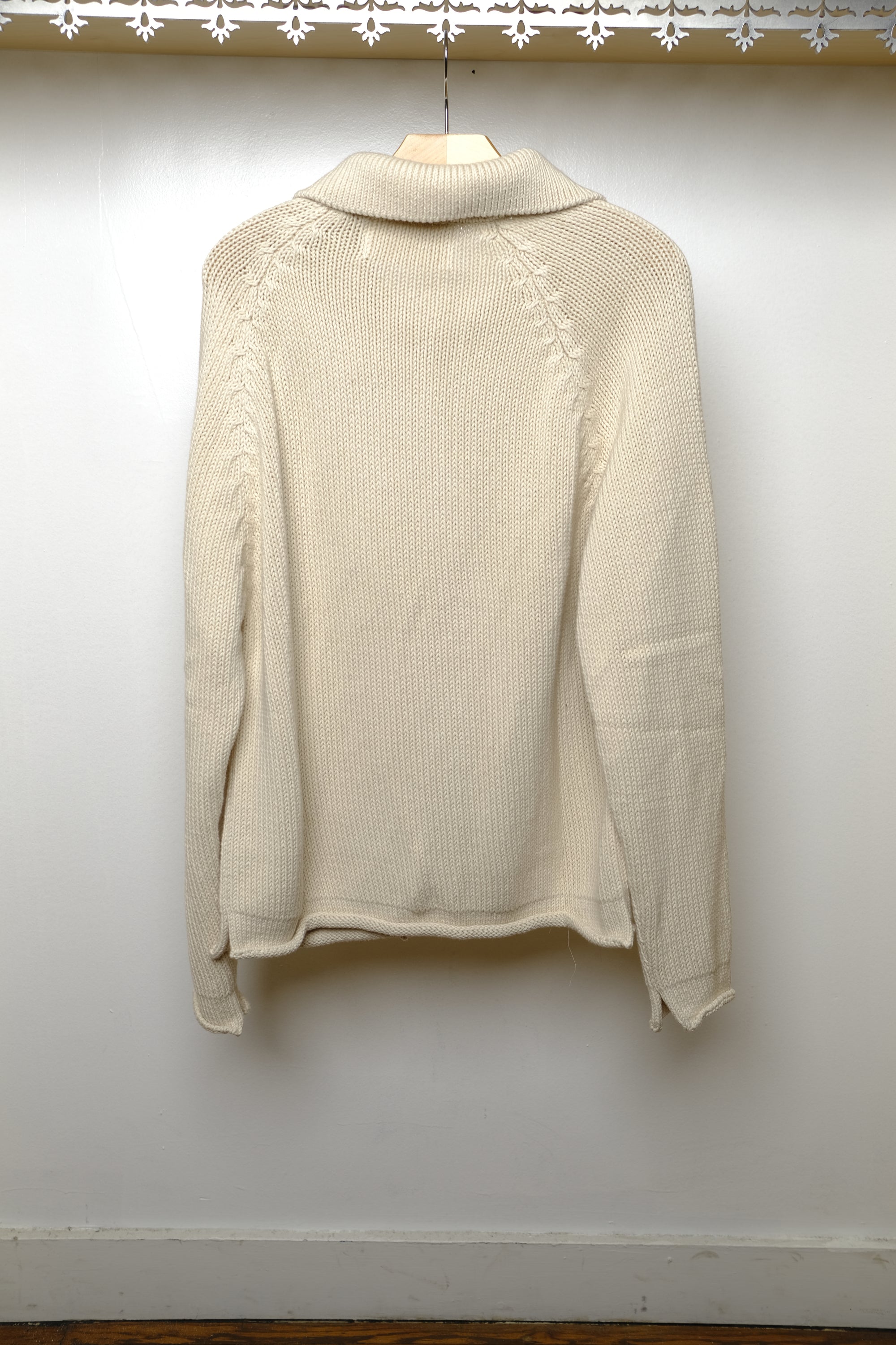 evening cardigan in undyed