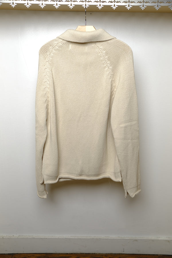 evening cardigan in undyed