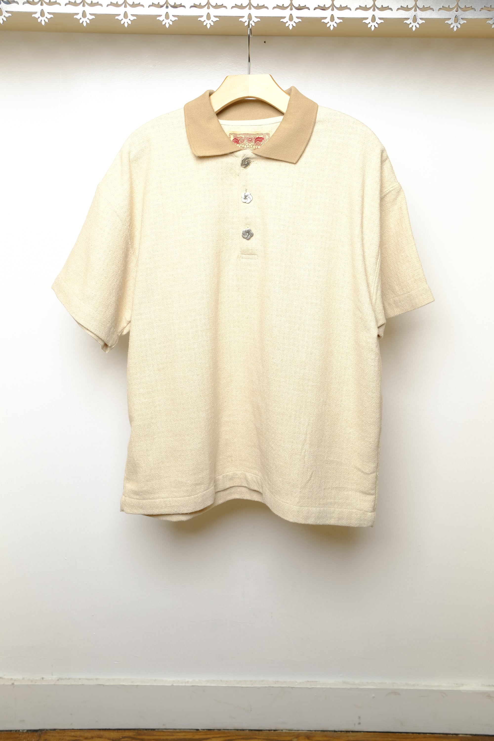 solstice textured polo in cloud