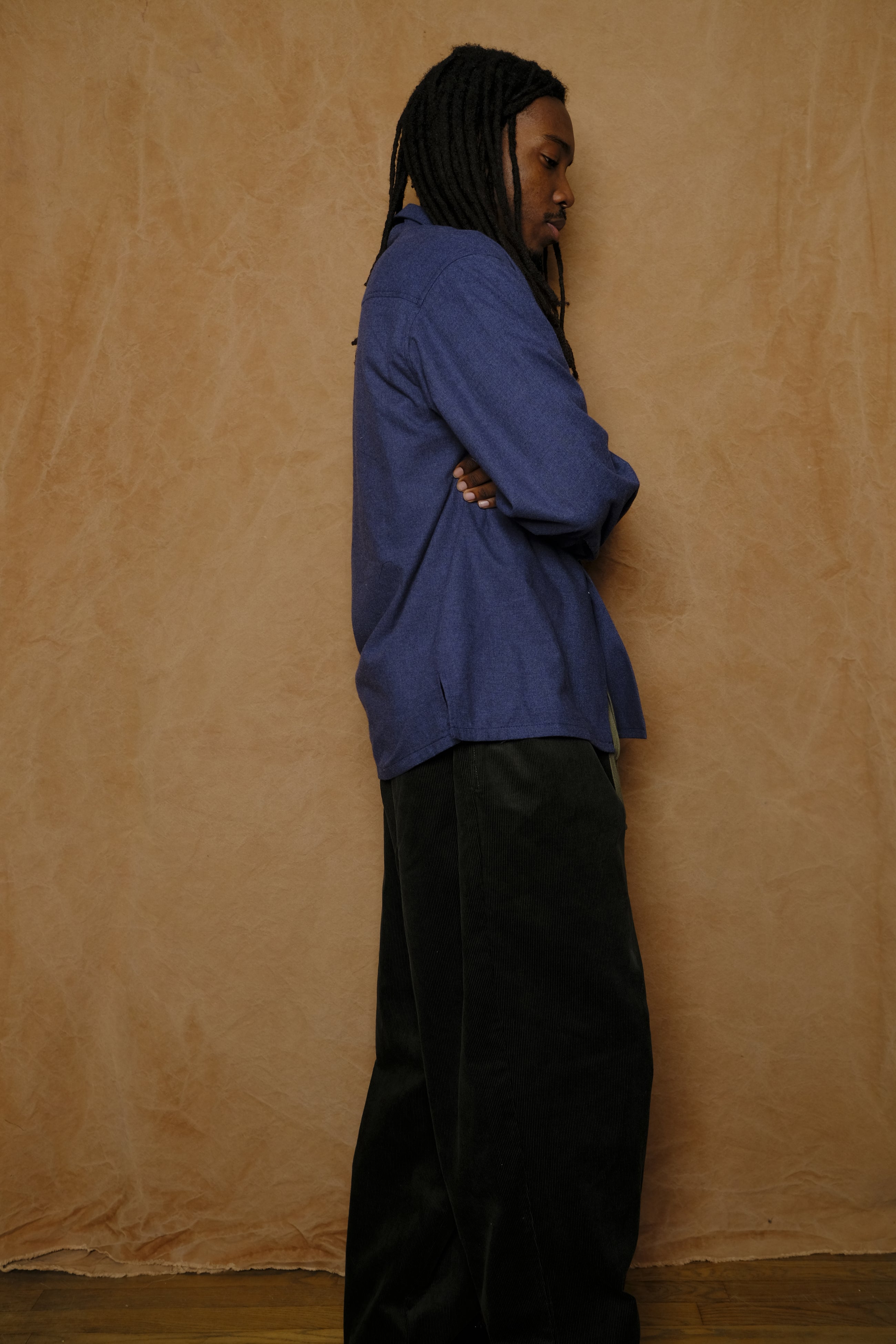 peter button down in blue