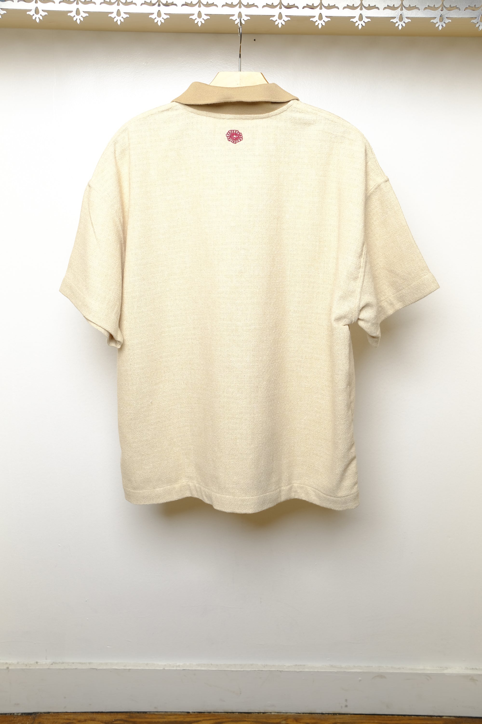 solstice textured polo in cloud