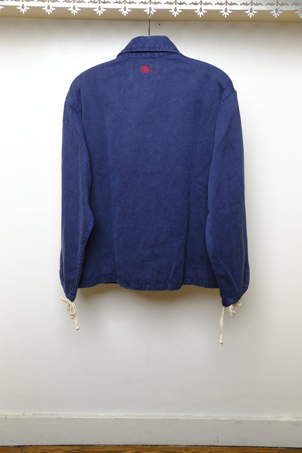 community of lovers work jacket in deep blue