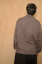 peter button down in brown