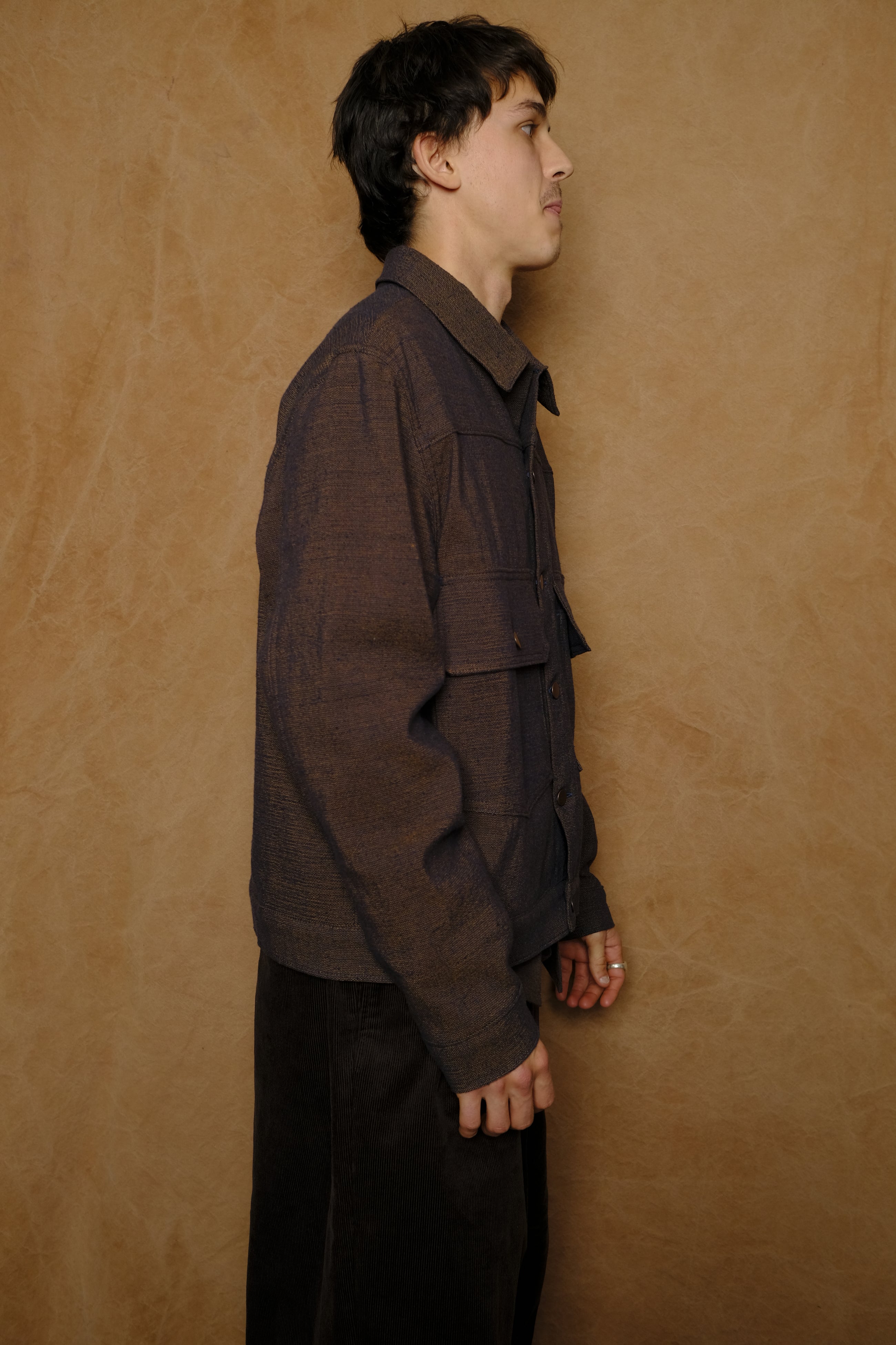 chambray trucker jacket