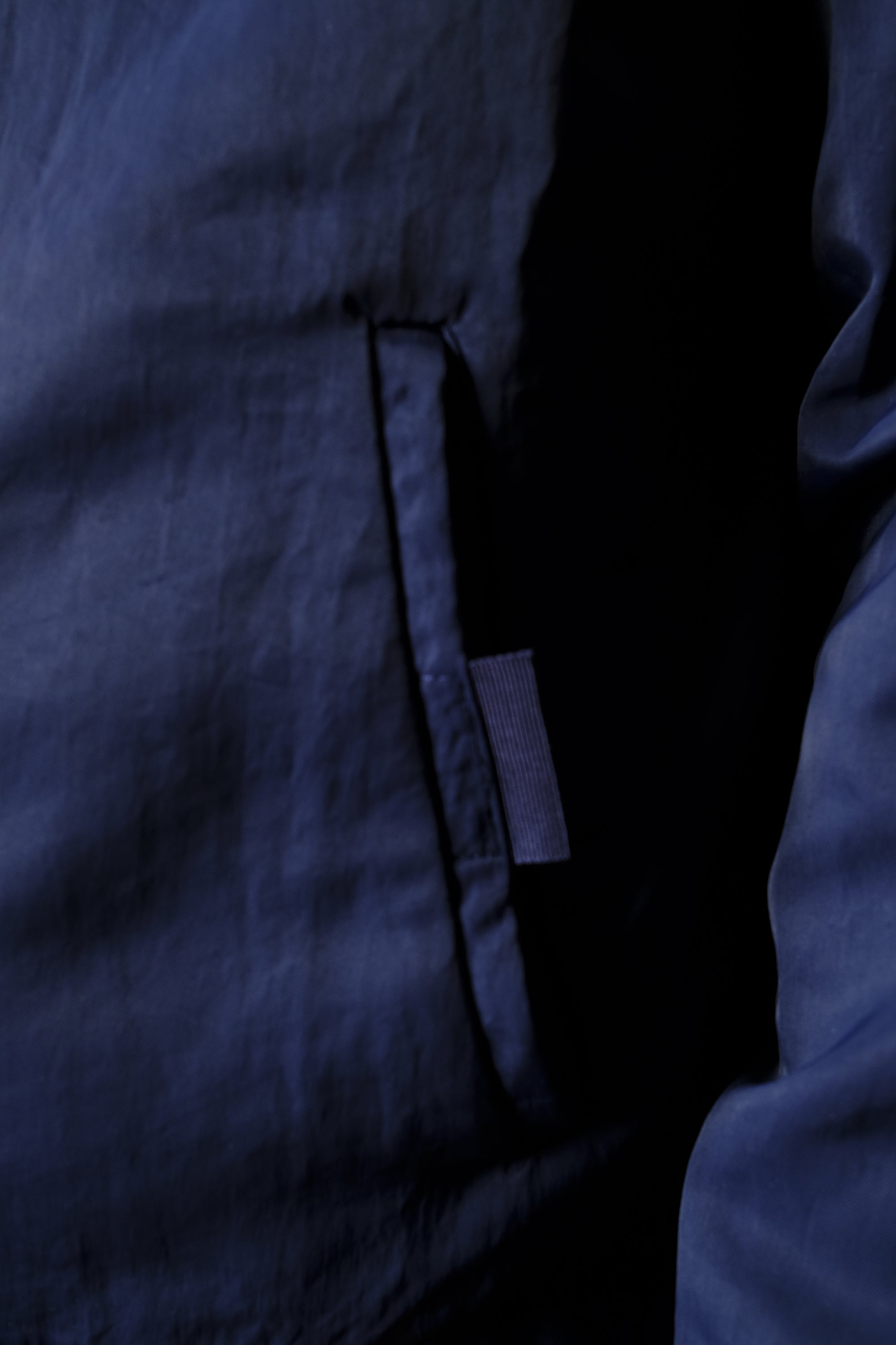 the zip up jacket in navy
