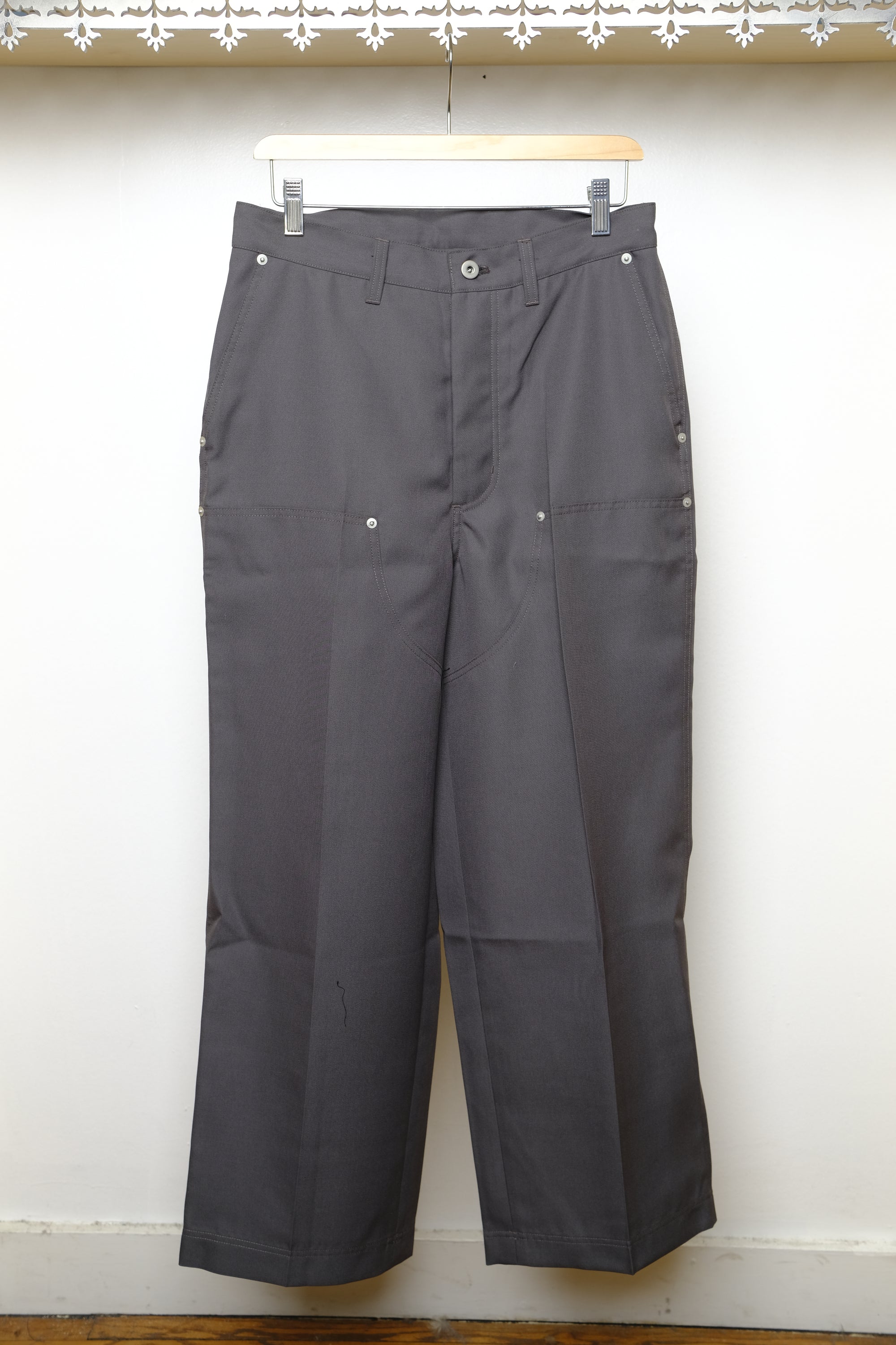 forman wool slacks in charcoal