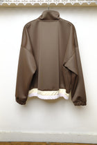next man track jacket in brown