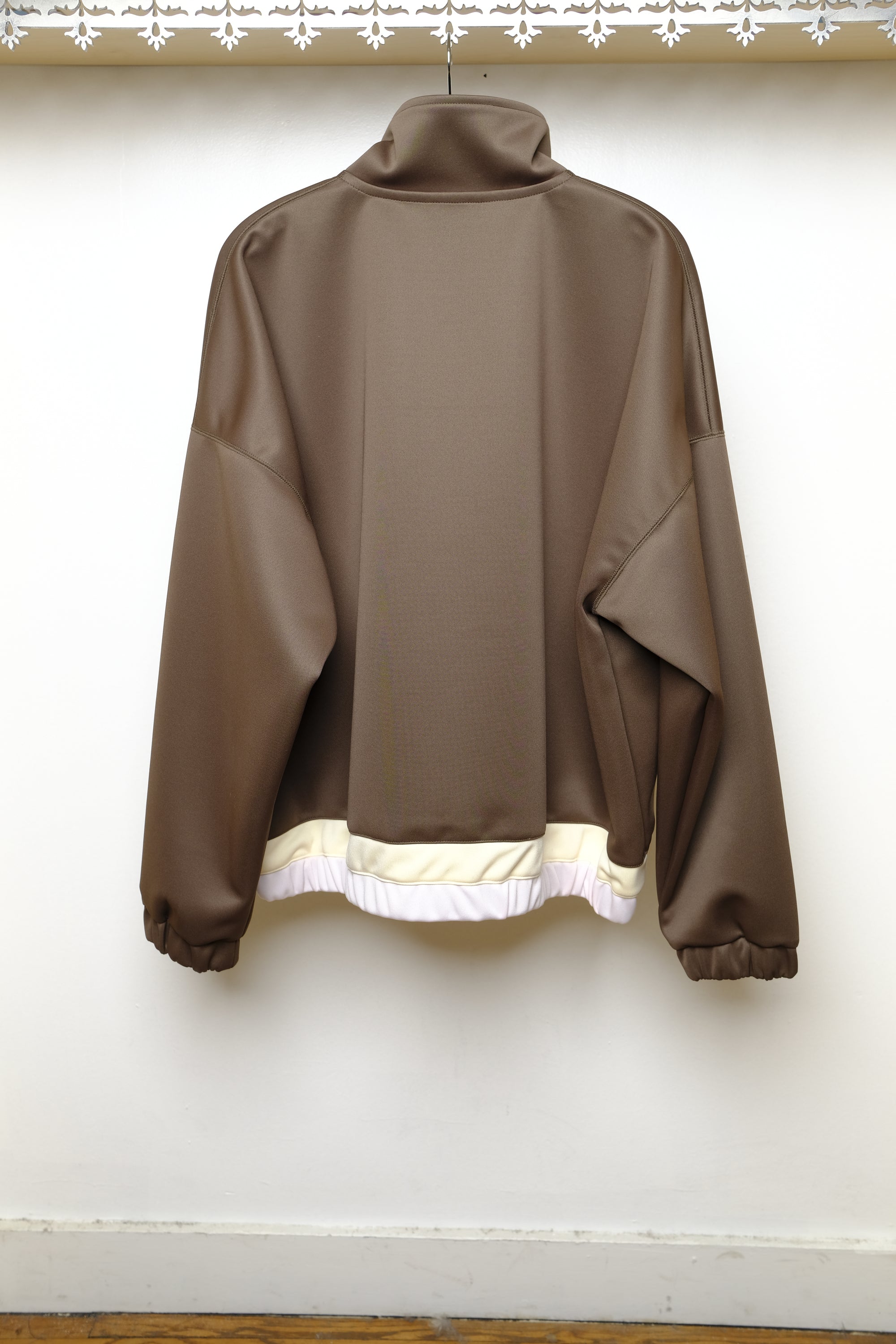 next man track jacket in brown