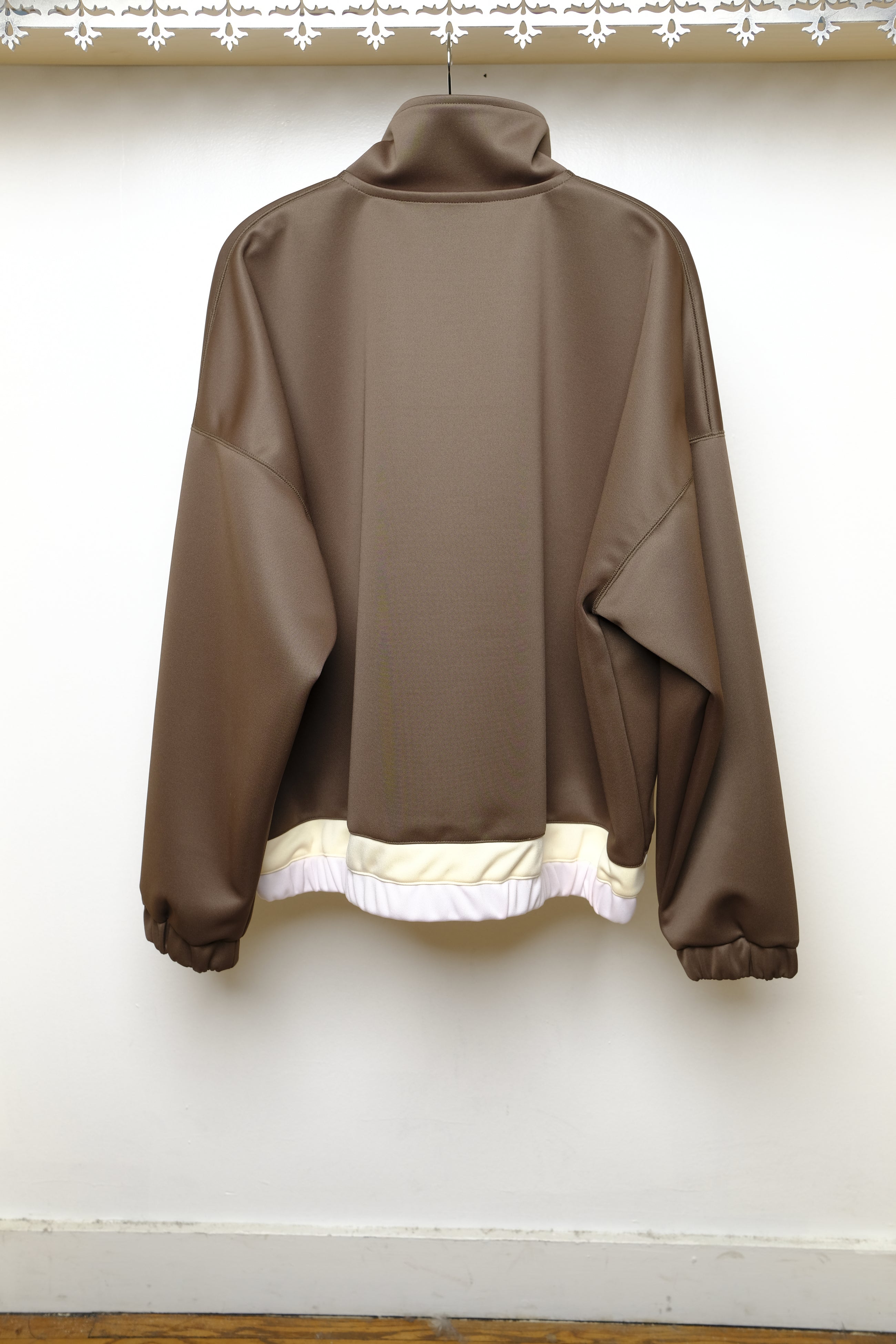 next man track jacket in brown