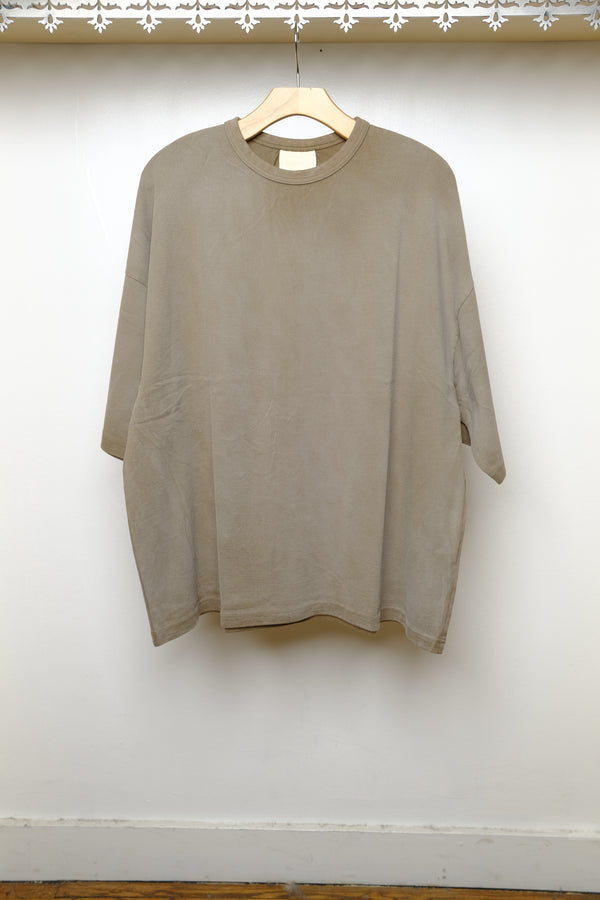 10 wash giant tee in brown