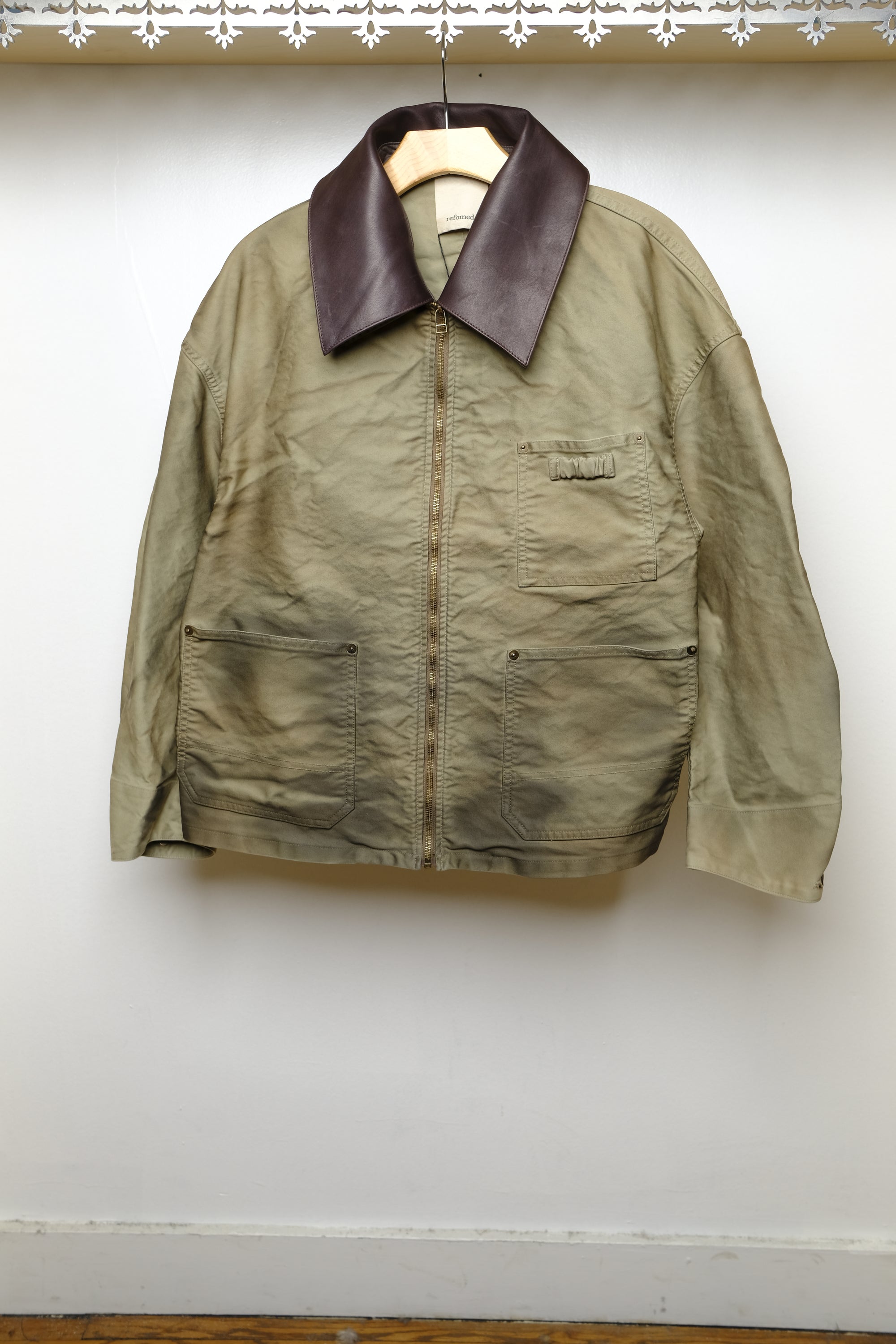 next man moleskin jacket in beige