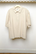 jin shirt in ecru