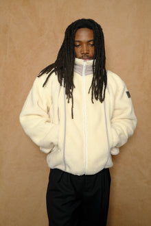 noren boa fleece jacket in ivory