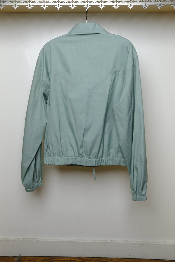 embroidery gingham check jacket