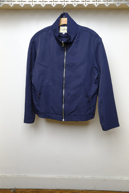 the zip up jacket in navy
