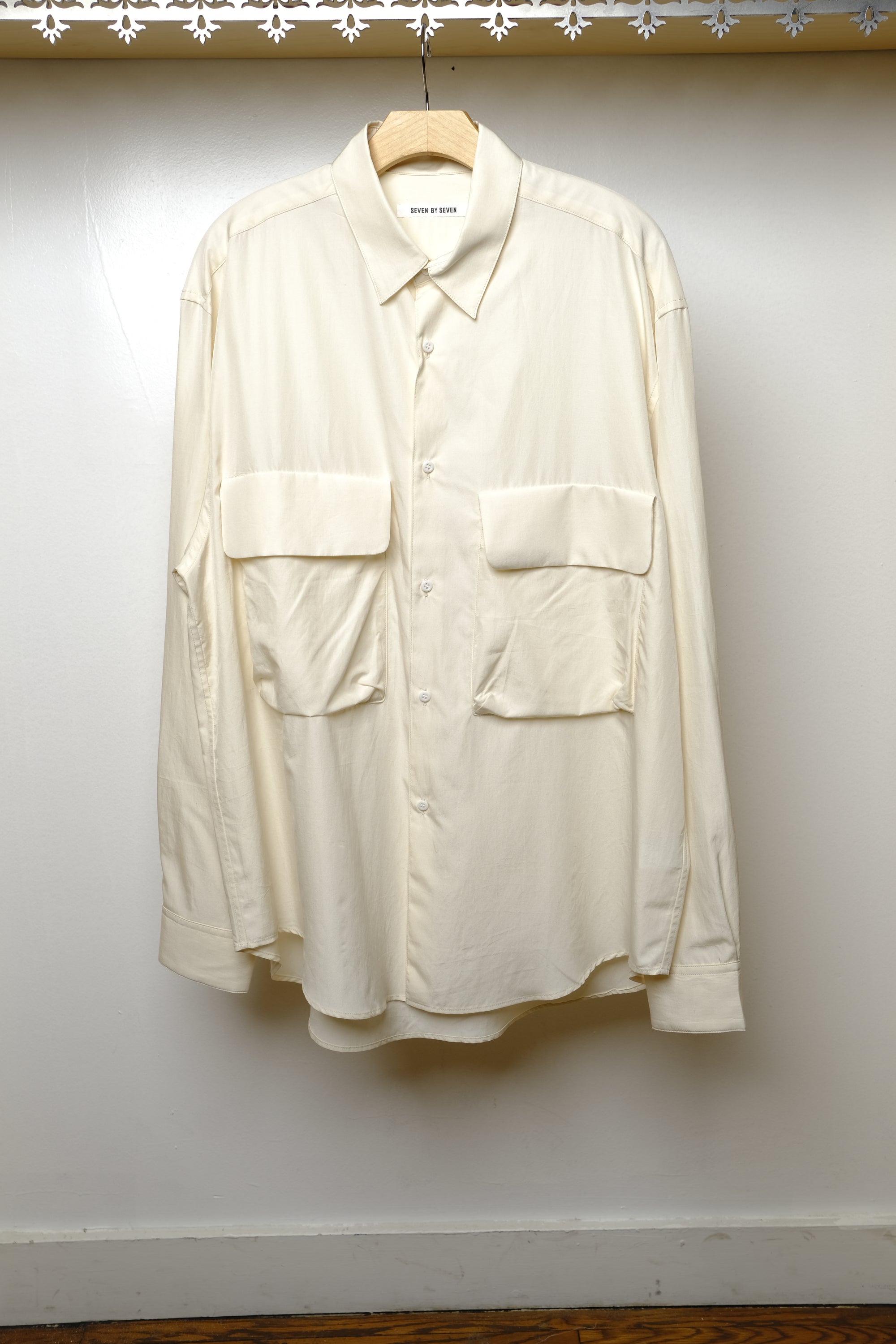 silk pockets shirt