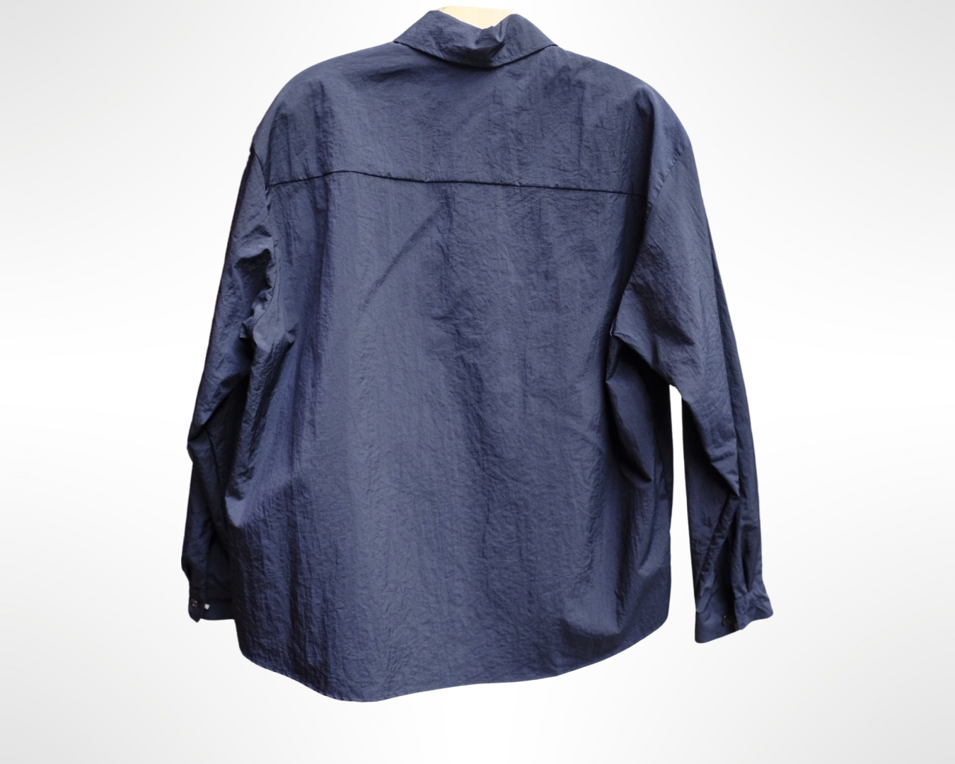 tent shirt in textured nylon