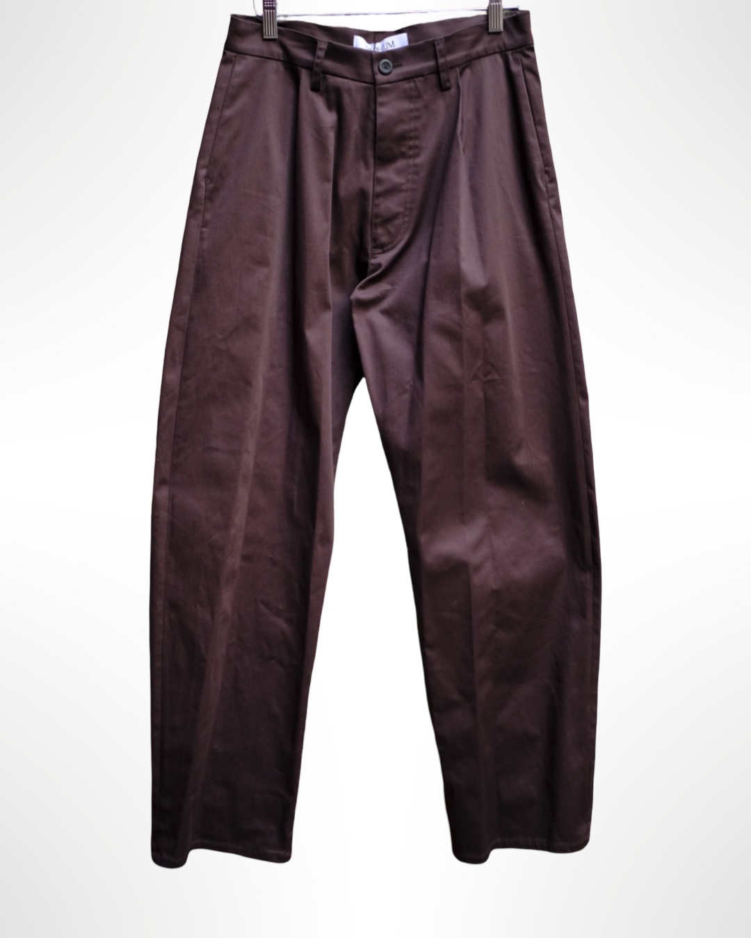 the curve trouser in cotton sateen