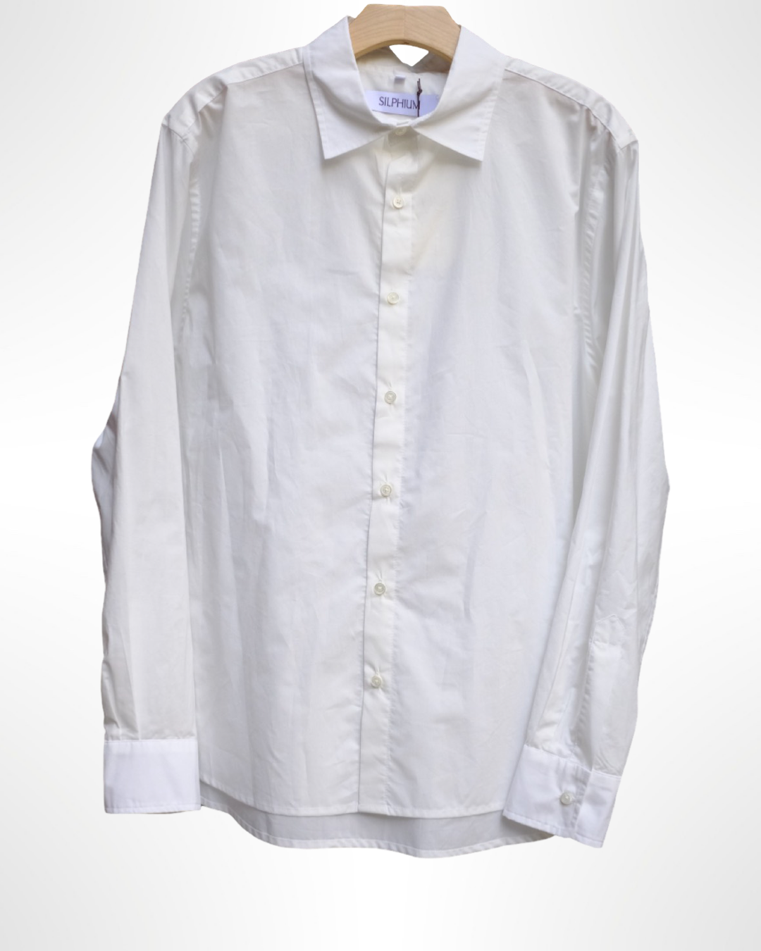 the beck shirt in white cotton