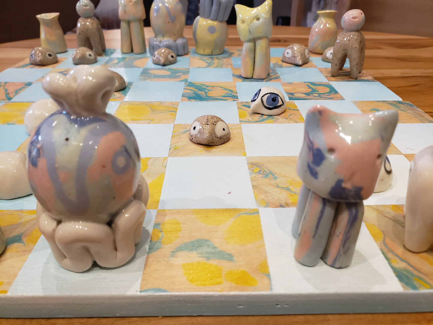 nerikomi chess set