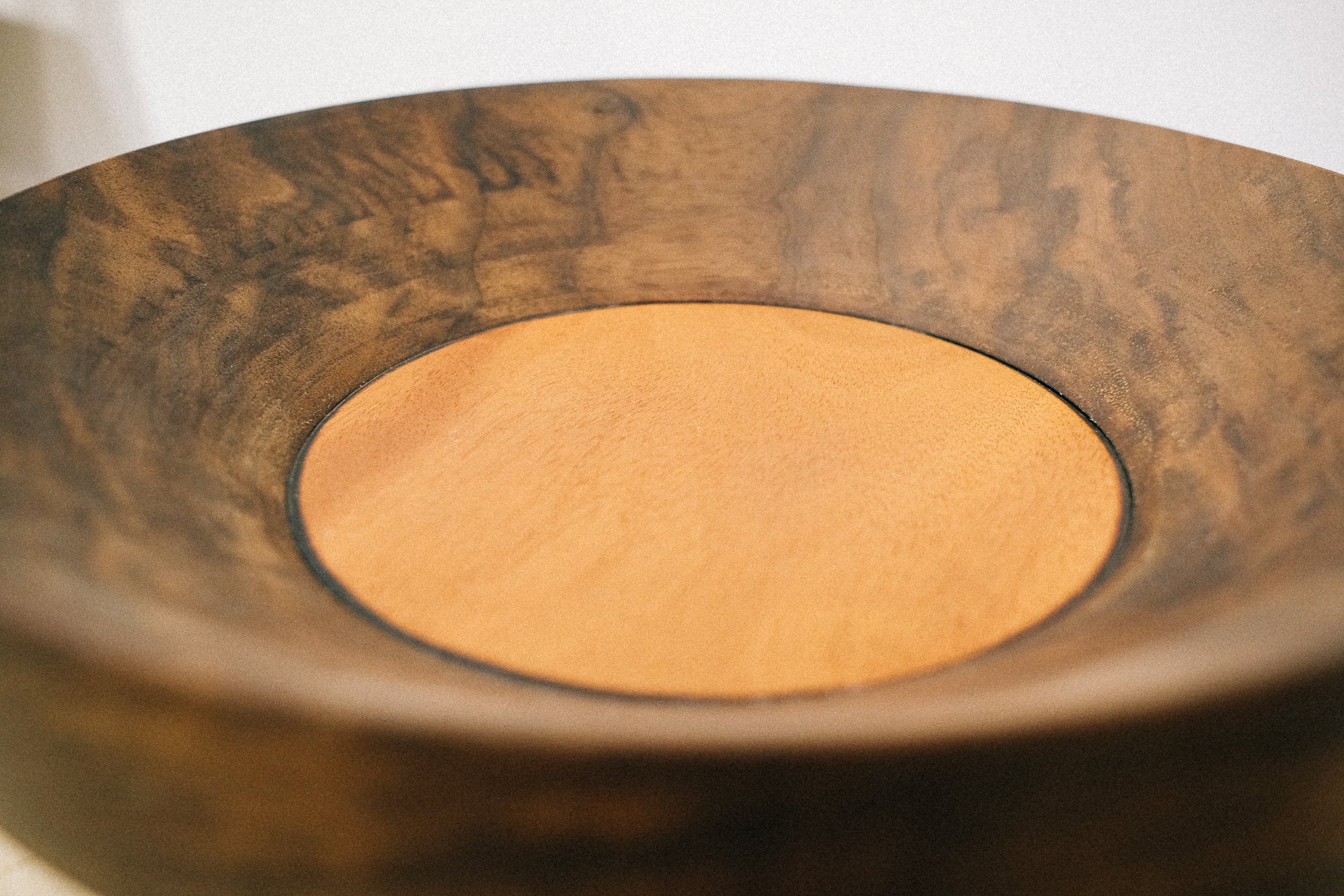 walnut and mahogany bowl